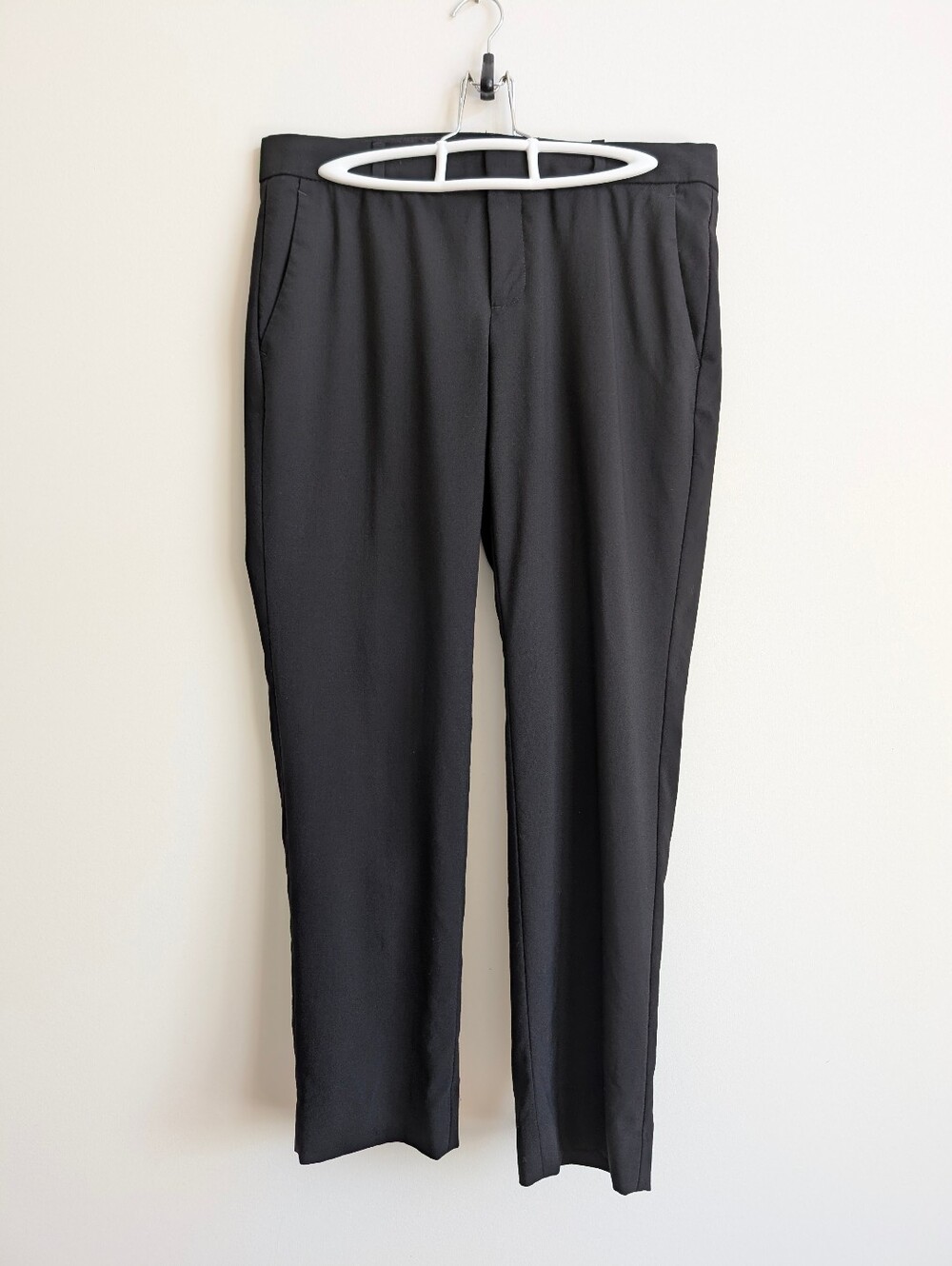 Banana Republic 95% Wool Black Cropped Ankle Trousers Pants Size 4 Avery